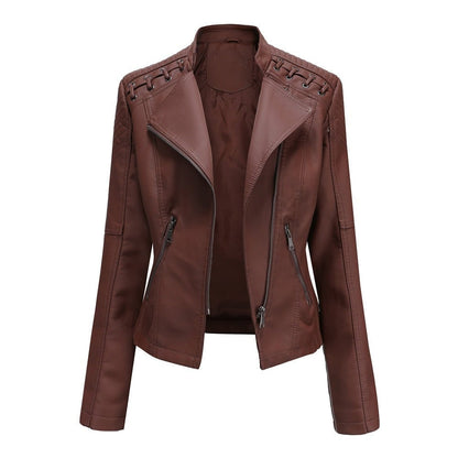 Lucie | Washed Leather Jacket