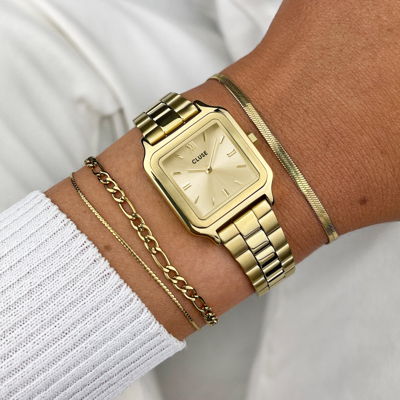 Gracieuse Petite Watch Steel, Full Gold Colour