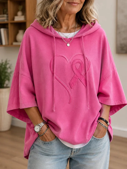 Ribbon Heart Awareness Hoodie
