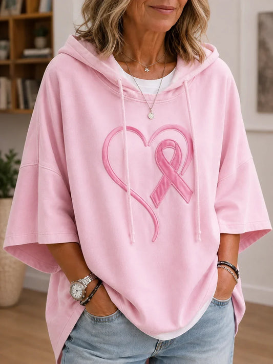 Pink Heart Awareness Hoodie 2026