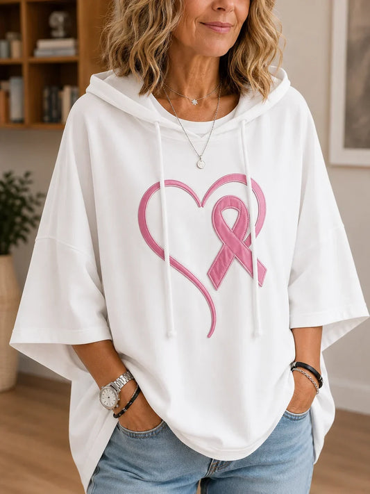 Ribbon Heart Awareness Hoodie