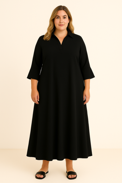 ÉLISE | Long-Sleeve Wrap Dress