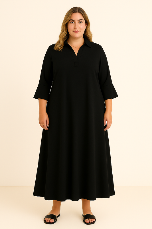 ÉLISE | Long-Sleeve Wrap Dress