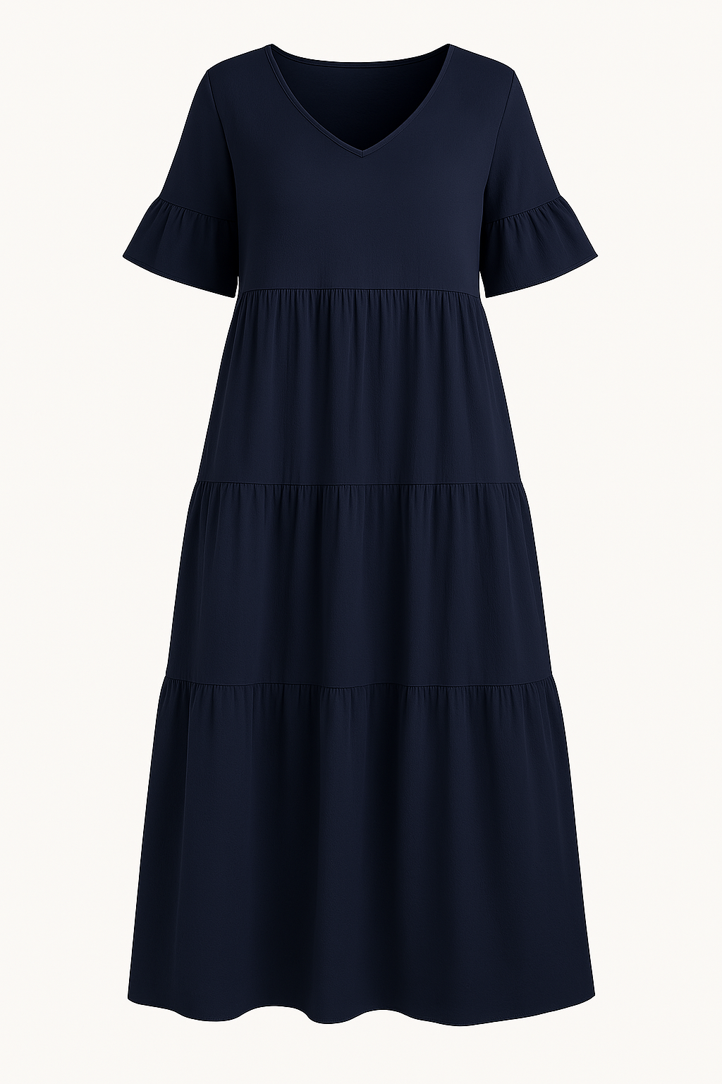 ÉLODIE | V-Neck Dress – Tummy-Flattering Effect