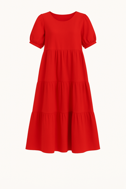 CHLOÉ | Flattering Round Neck Dress