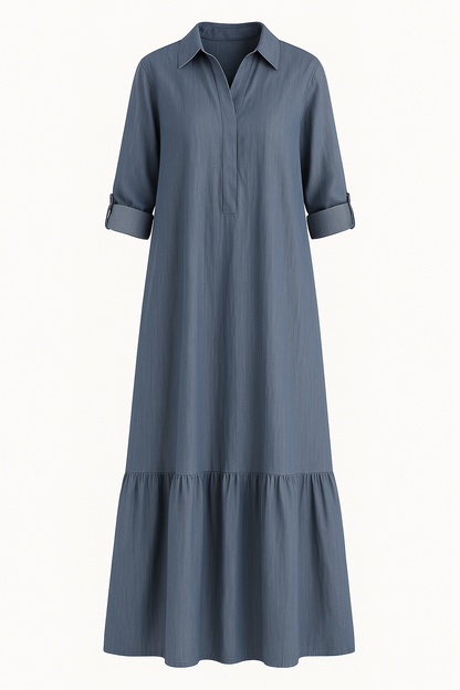 NOÉMIE | Robe mi-boutonnée coupe flatteuse