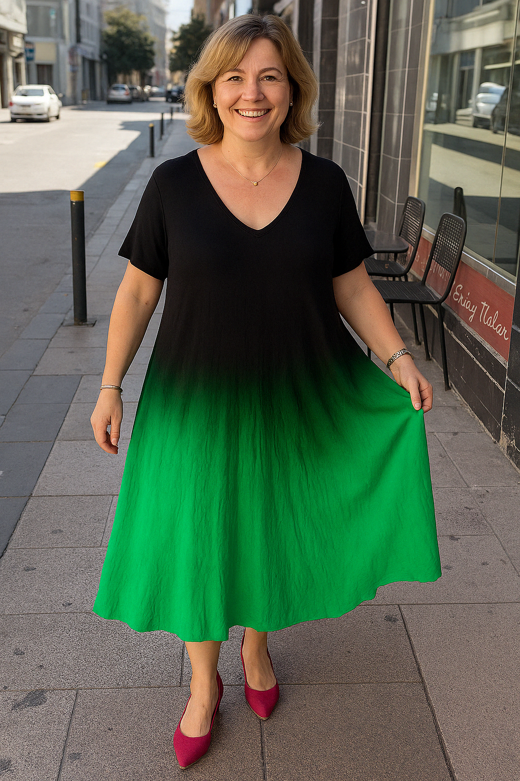 AMÉLIE | Elegant Dress – Flat Stomach Effect