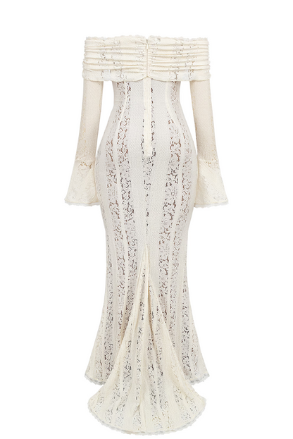 Rosie | Maternity Lace Maxi Dress