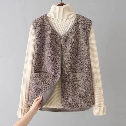 Cozy Elegance Teddy Fleece Bodywarmer