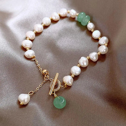Elegant Pearl Adventure Bracelet