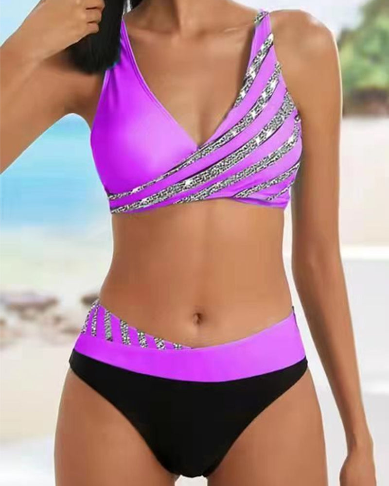 MONA | Warm-Toned Printed Bikini