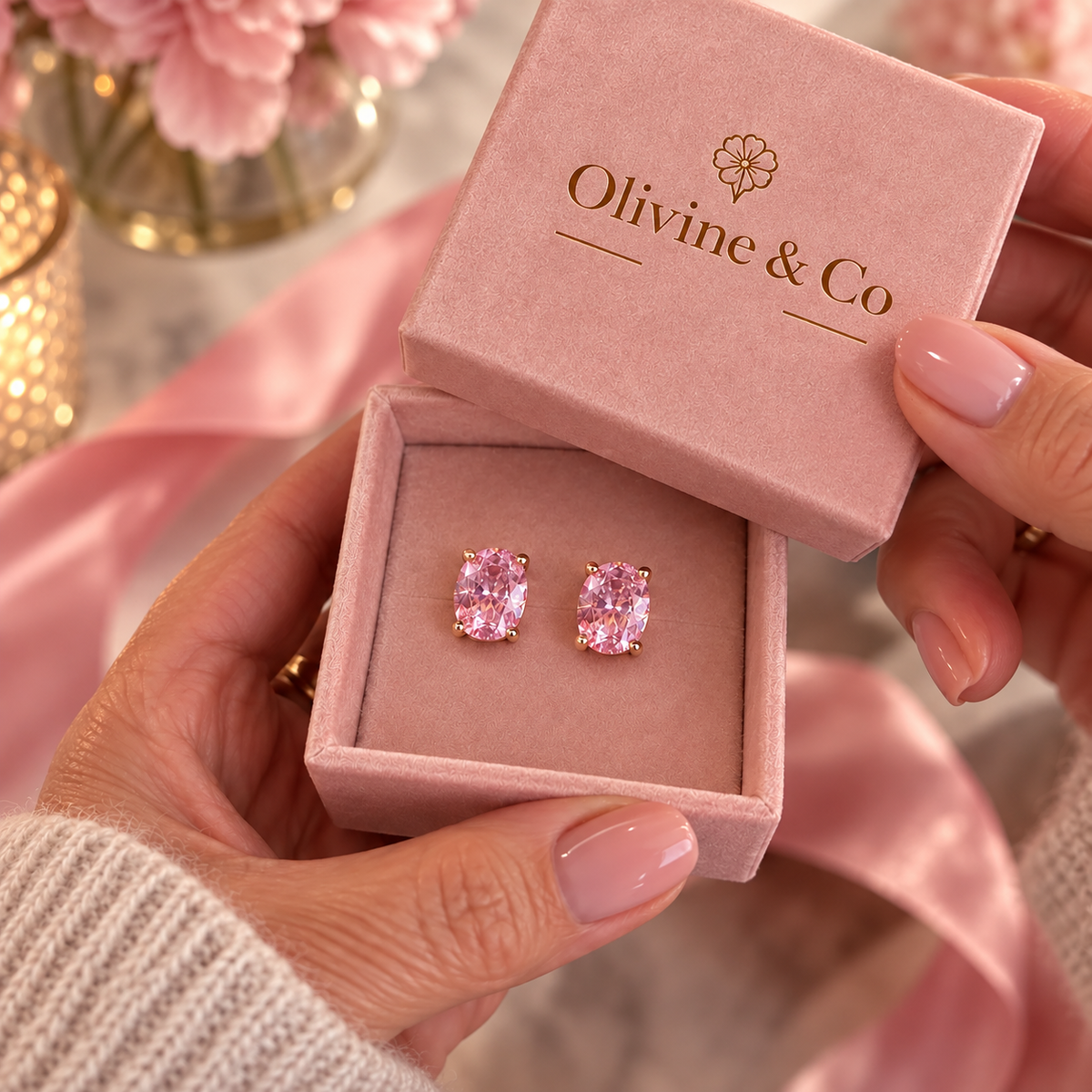 2026 Awareness Month Pink Earrings