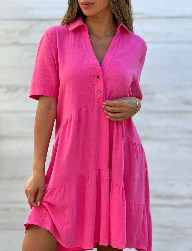 INES | Casual summer linen dress