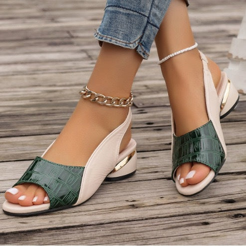 Stylish, Comfortable Women’s Chunky Heel Sandals