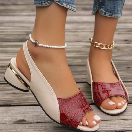 Stylish, Comfortable Women’s Chunky Heel Sandals