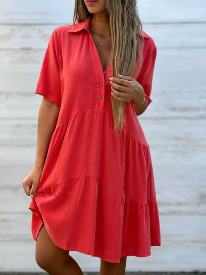 INES | Casual summer linen dress