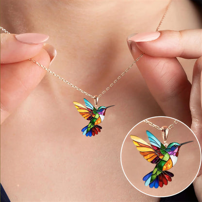 All Cancer Awareness Hummingbird Glow Necklace | 1+1 Free Today
