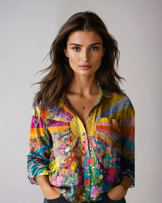 ILSE | Radiant Sunflower Blouse