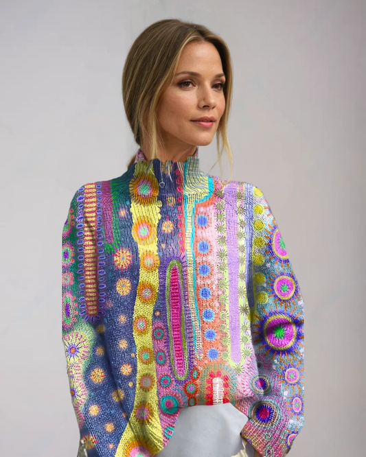 DAPHNE | Colorful Knit Turtleneck