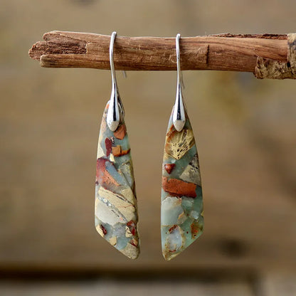 Charm - Vintage Natural Stone Earrings