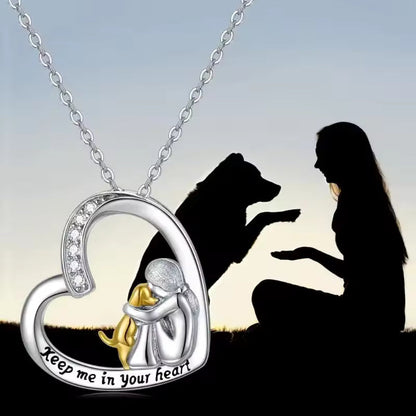 Olivine & Co | Dog Embrace Necklace