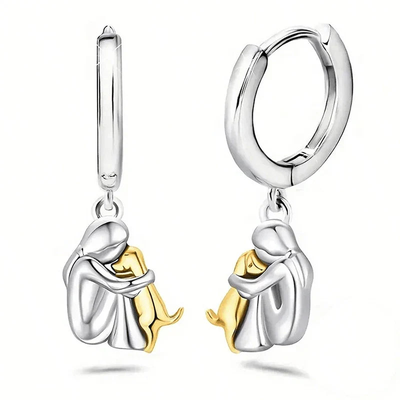 Olivine & Co | Dog Embrace Earrings