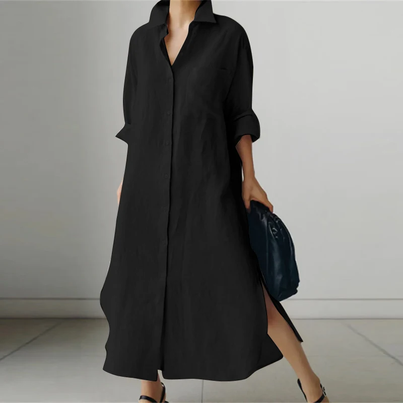 MELANIE | Casual oversized shirt dress