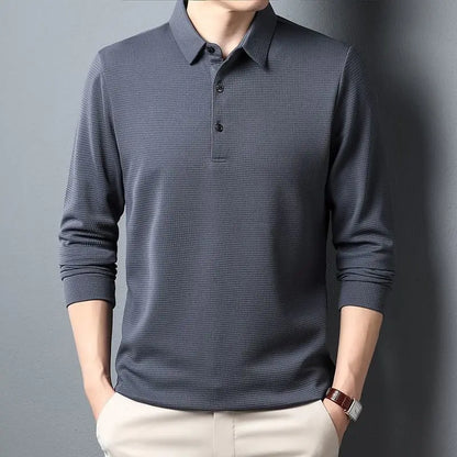 Sean | Casual Waffle Polo Shirt