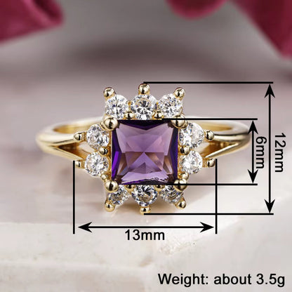 All Awareness –  Purple Royal Hoop Ring | 1+1 Free