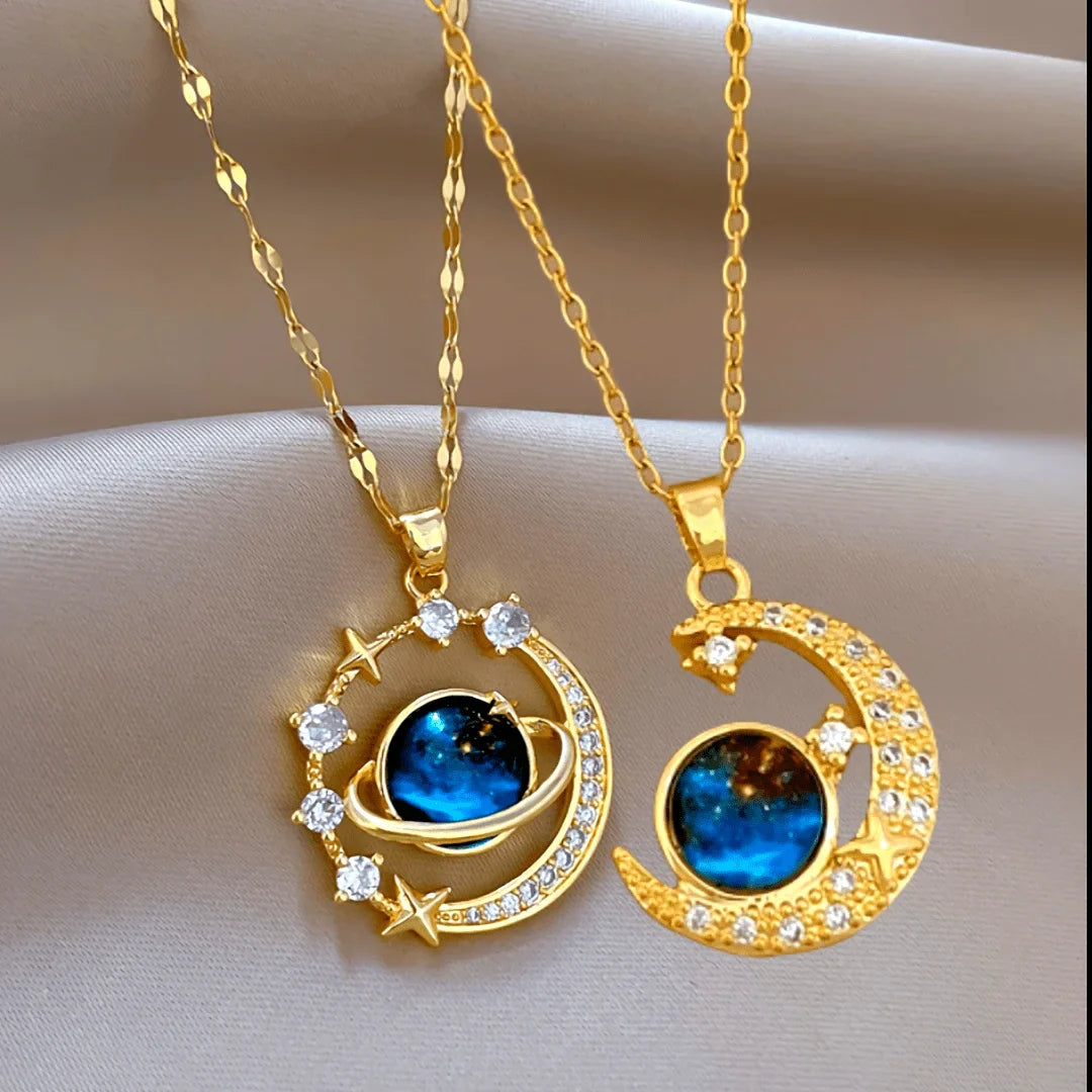 Chic Unisex Daily Couple Pendant Necklace