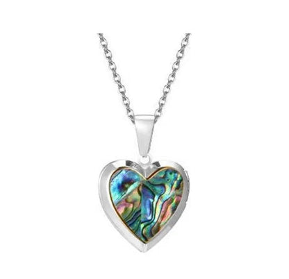 Sophisticated Stainless Steel Heart Photo Locket