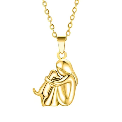 Olivine & Co | Dog Embrace Necklace