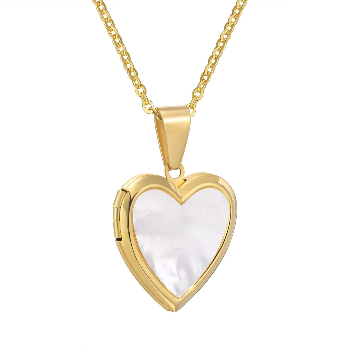 Sophisticated Stainless Steel Heart Photo Locket