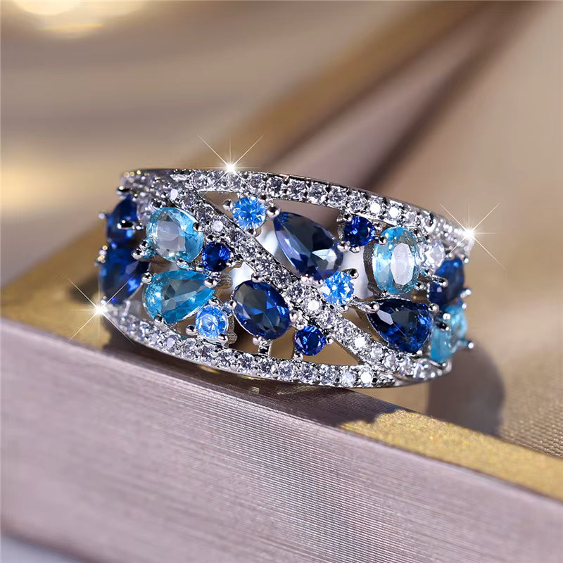 All Awareness –  Royal Blue Hoop Ring | 1+1 Free