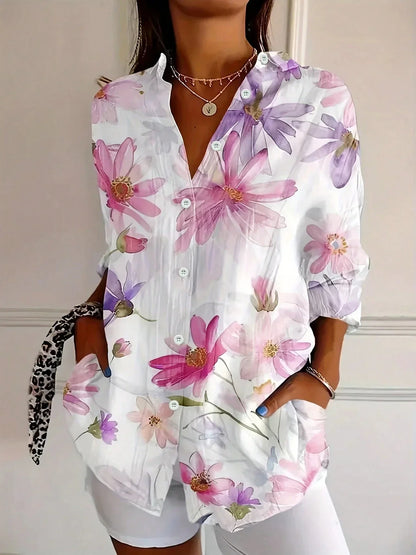 Andie | Colorful Pattern Blouse