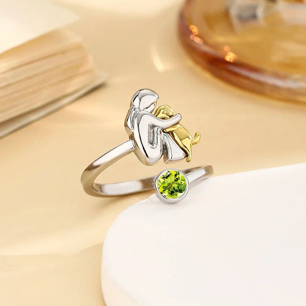 Olivine & Co | Dog Embrace Ring