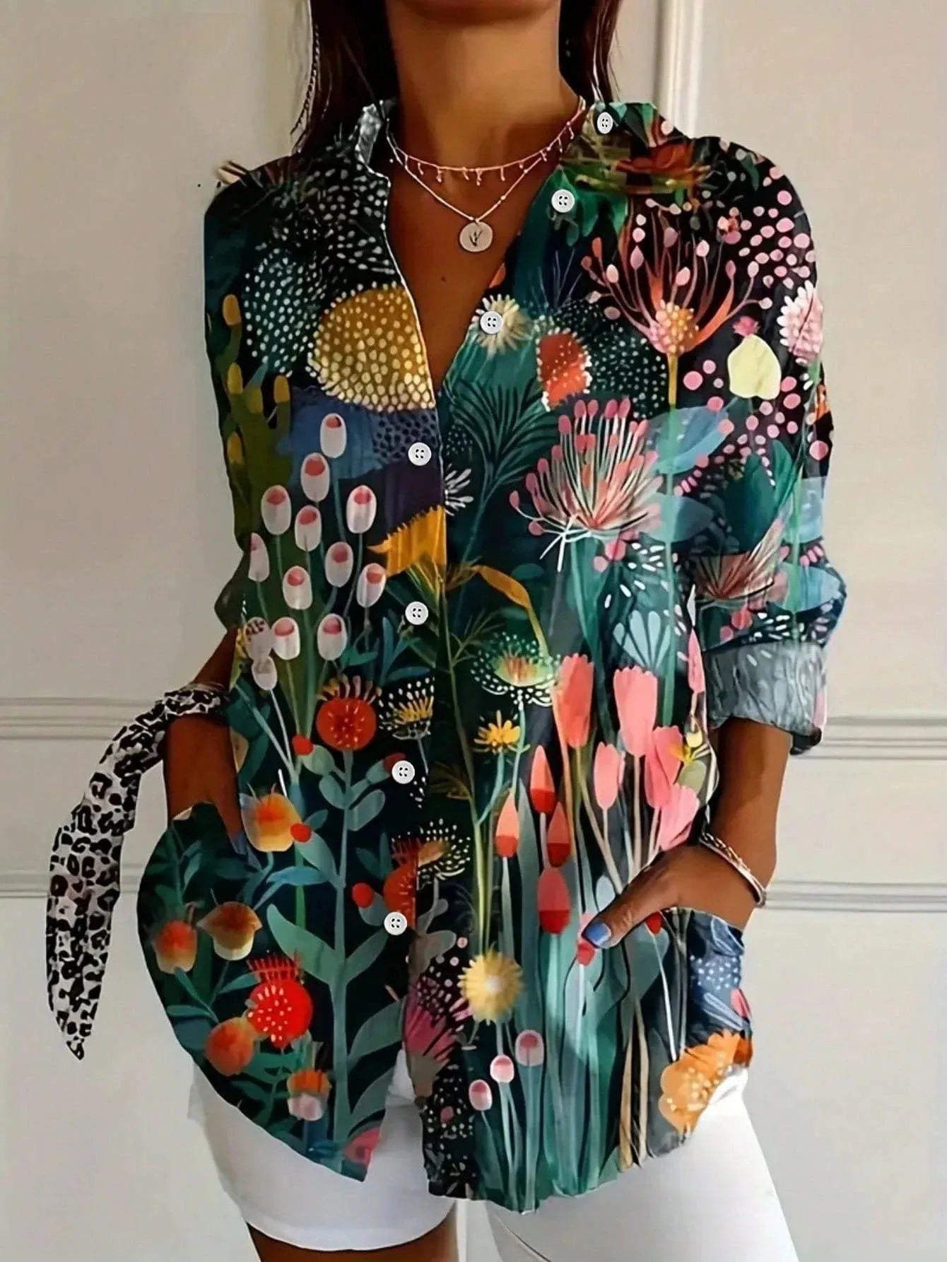 Andie | Colorful Pattern Blouse