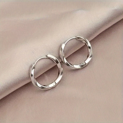 Minimalist Geometric Hanging Earrings