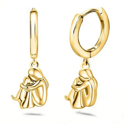 Olivine & Co | Dog Embrace Earrings
