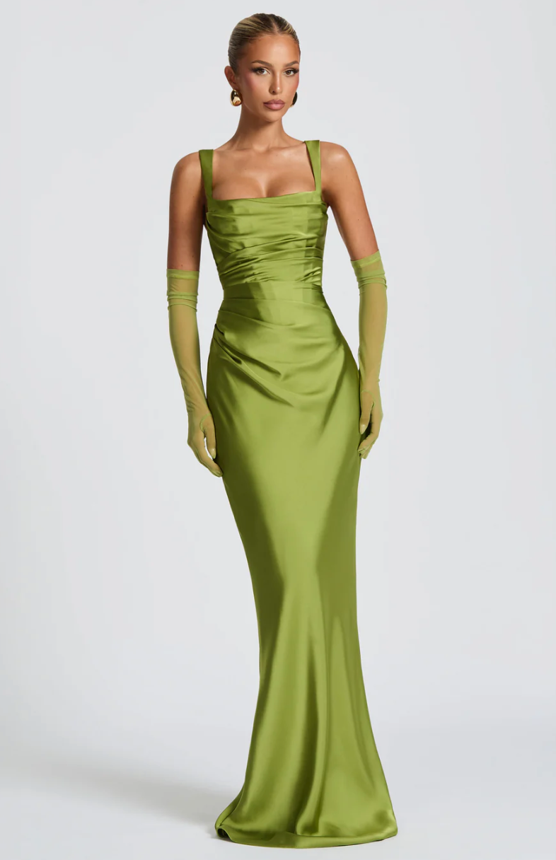 CALANTHE | Maxi Dress - Plum Brown