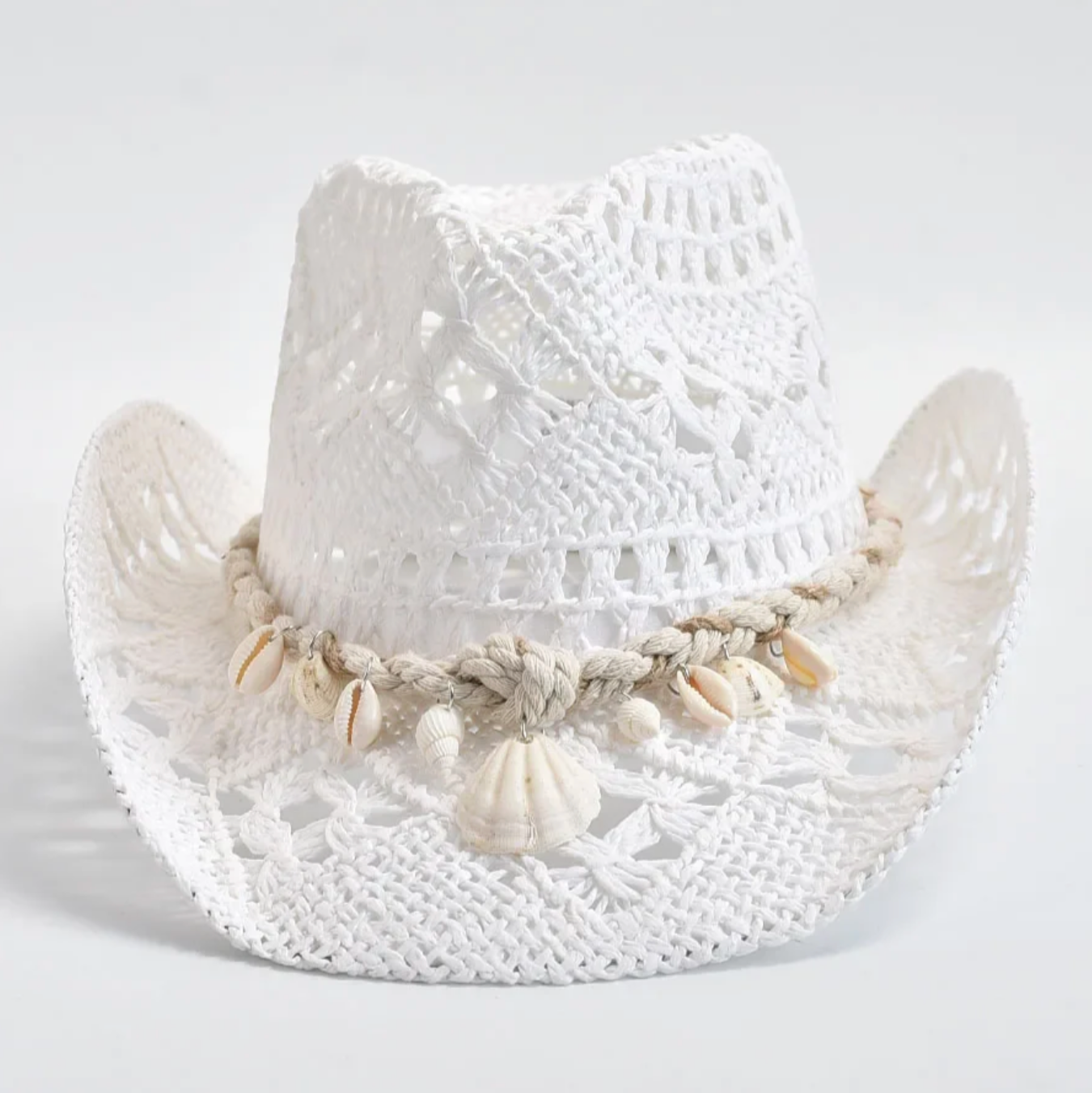 Coastal Seashell Straw Hat