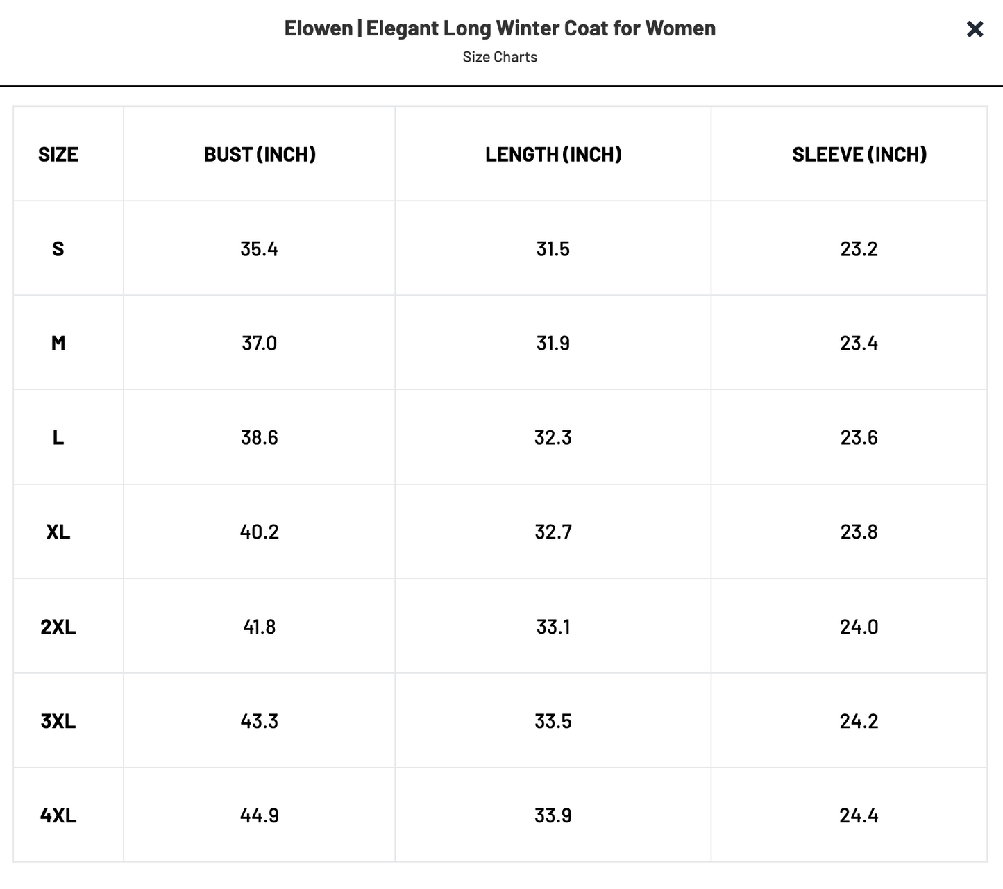 Elowen | Elegant Long Winter Coat for Women