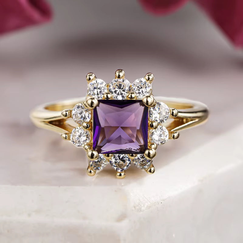 All Awareness –  Purple Royal Hoop Ring | 1+1 Free