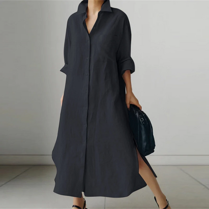 MELANIE | Casual oversized shirt dress