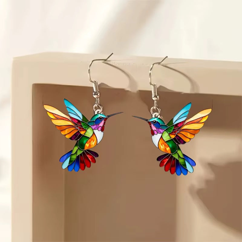 All Cancer Awareness Hummingbird Glow Earrings | 1+1 Free Today