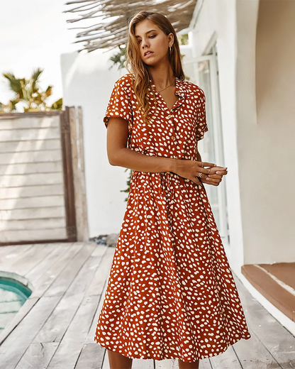 LUNA | Summer shirt-style dress