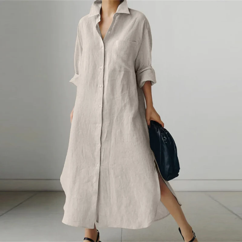 MELANIE | Casual oversized shirt dress