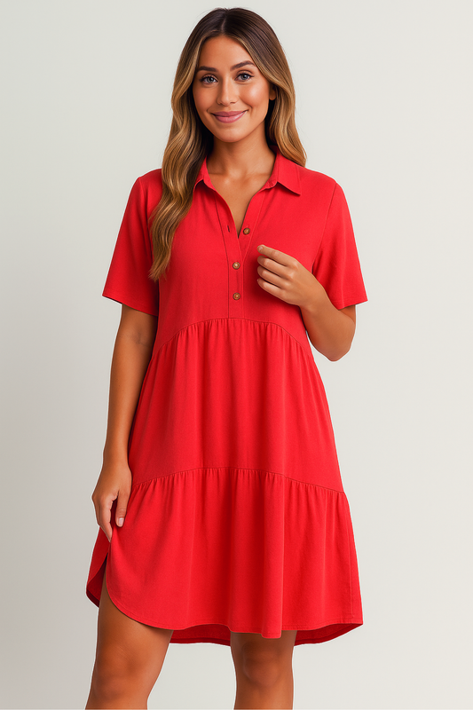INES | Casual summer linen dress
