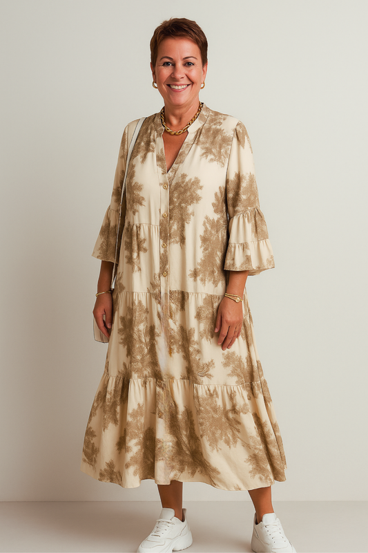 CHLOE | Elegant dress with a flowing cut