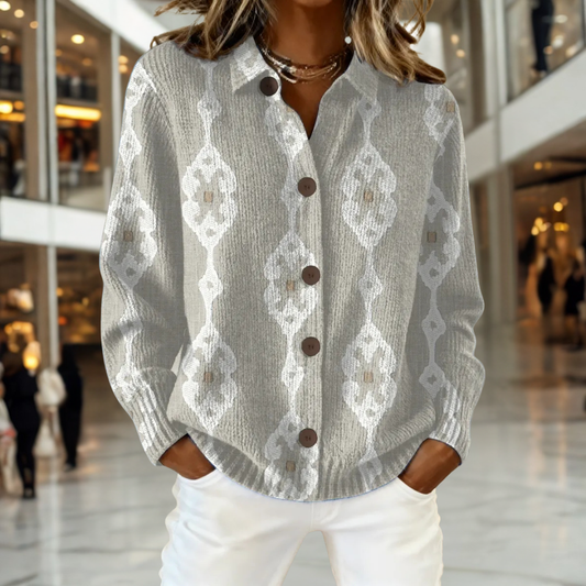 Artistic Print Cardigan